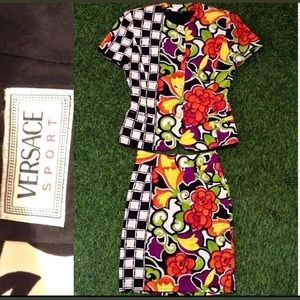 Versace authentic - skirt suit XS